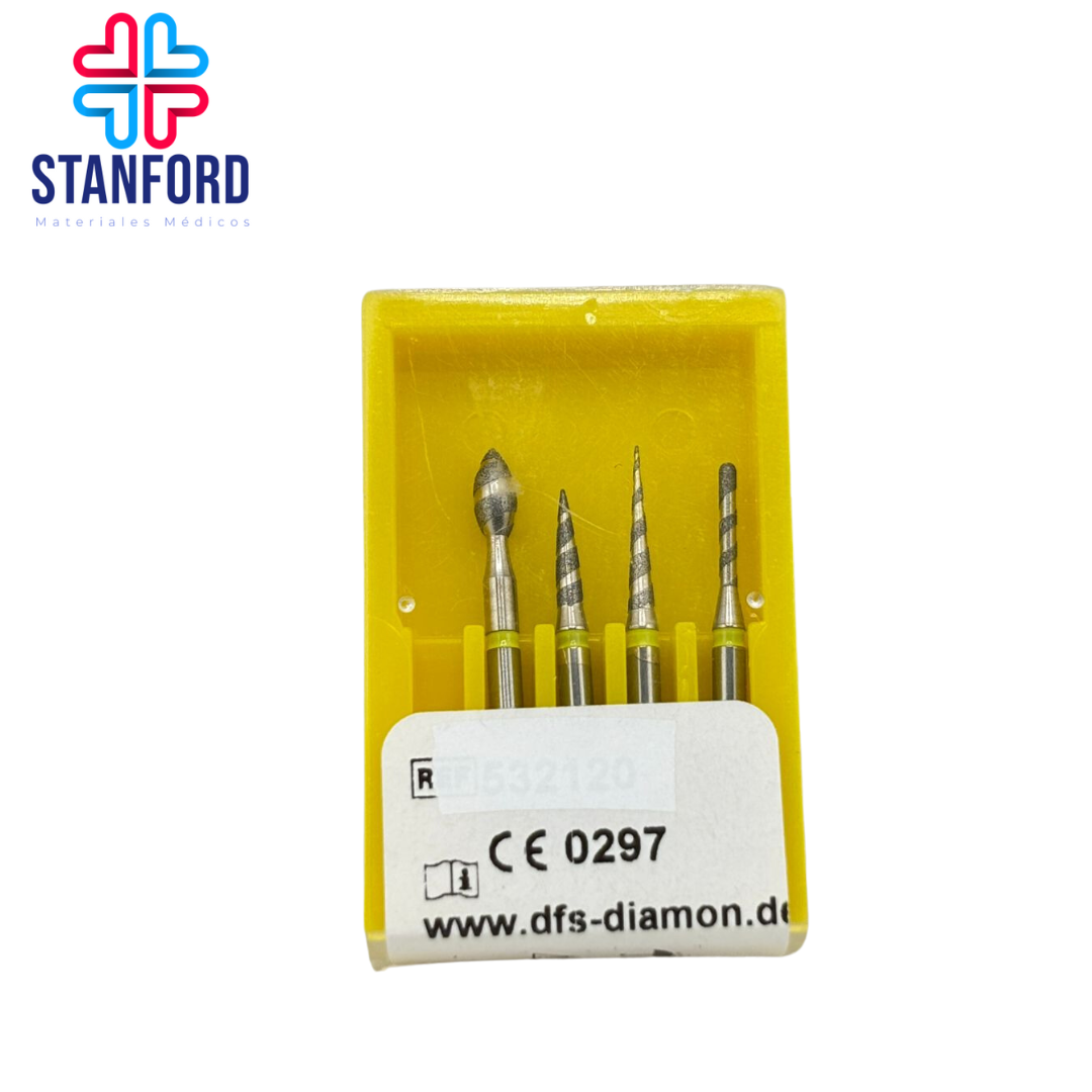 KIT DE ULTRA PULIDO C/4 FRESAS