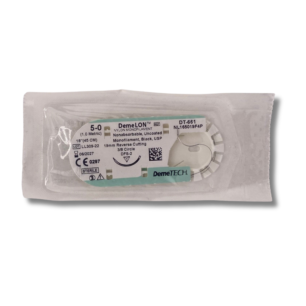 NYLON MONOFILAMENT 5/0 45CM 19MM PIEZA