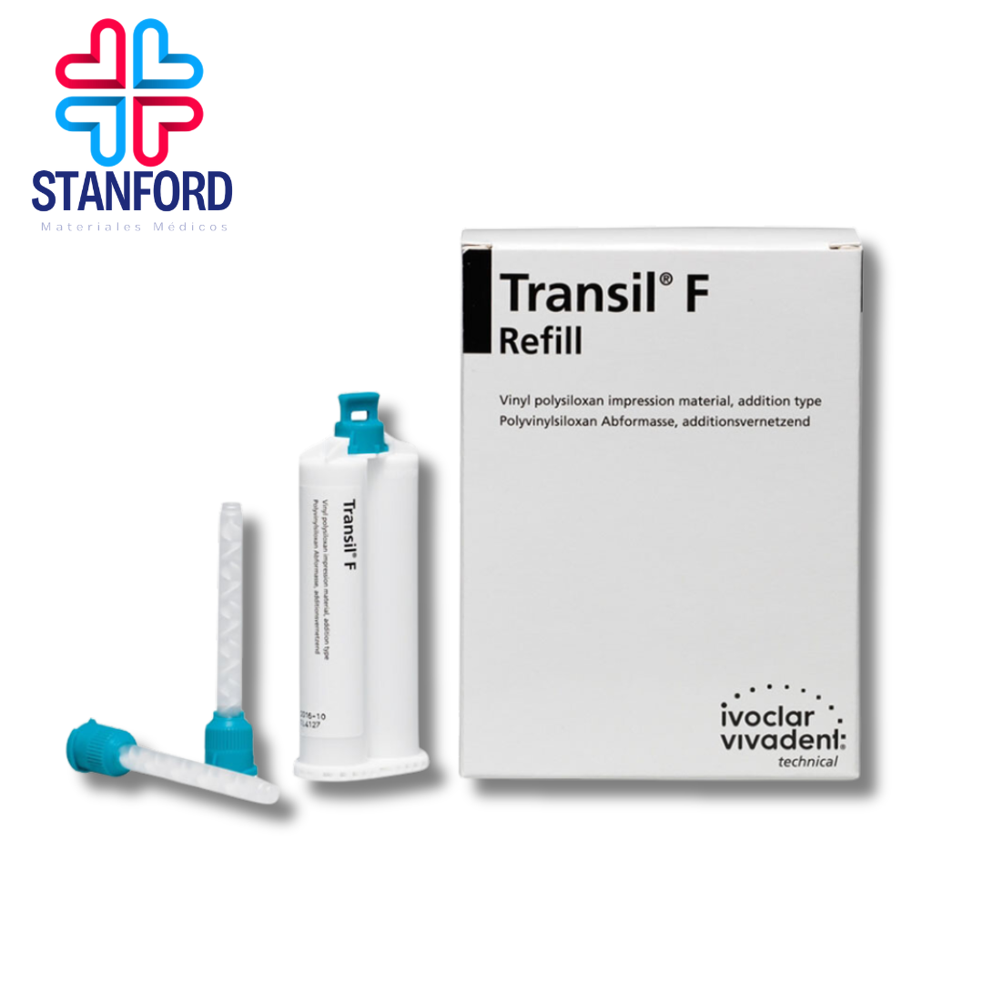 TRANSIL F TRANSPARENTE 50 ML CARTUCHO C/3 PUNTAS