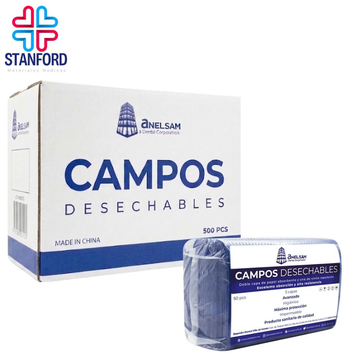 CAMPOS ANELSAM BOLSA C/ 50 PZA