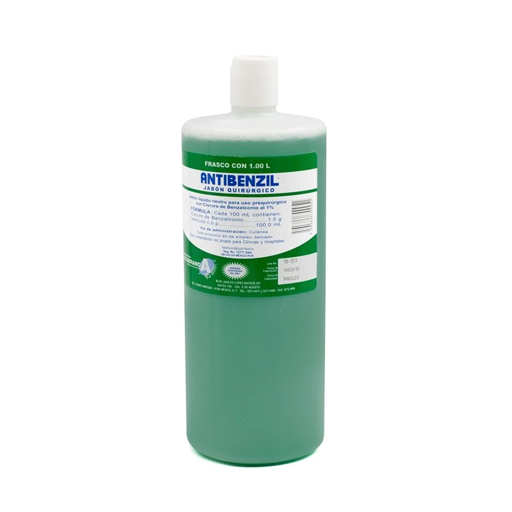 JABON QUIRURGICO 1 LITRO ANTIBENZIL