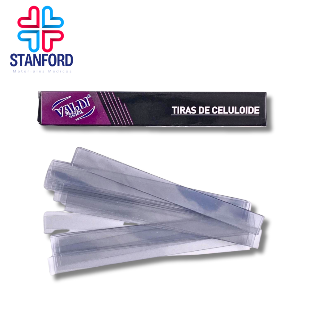 TIRAS DE CELULOIDE VALDI C/ 50 PIEZAS