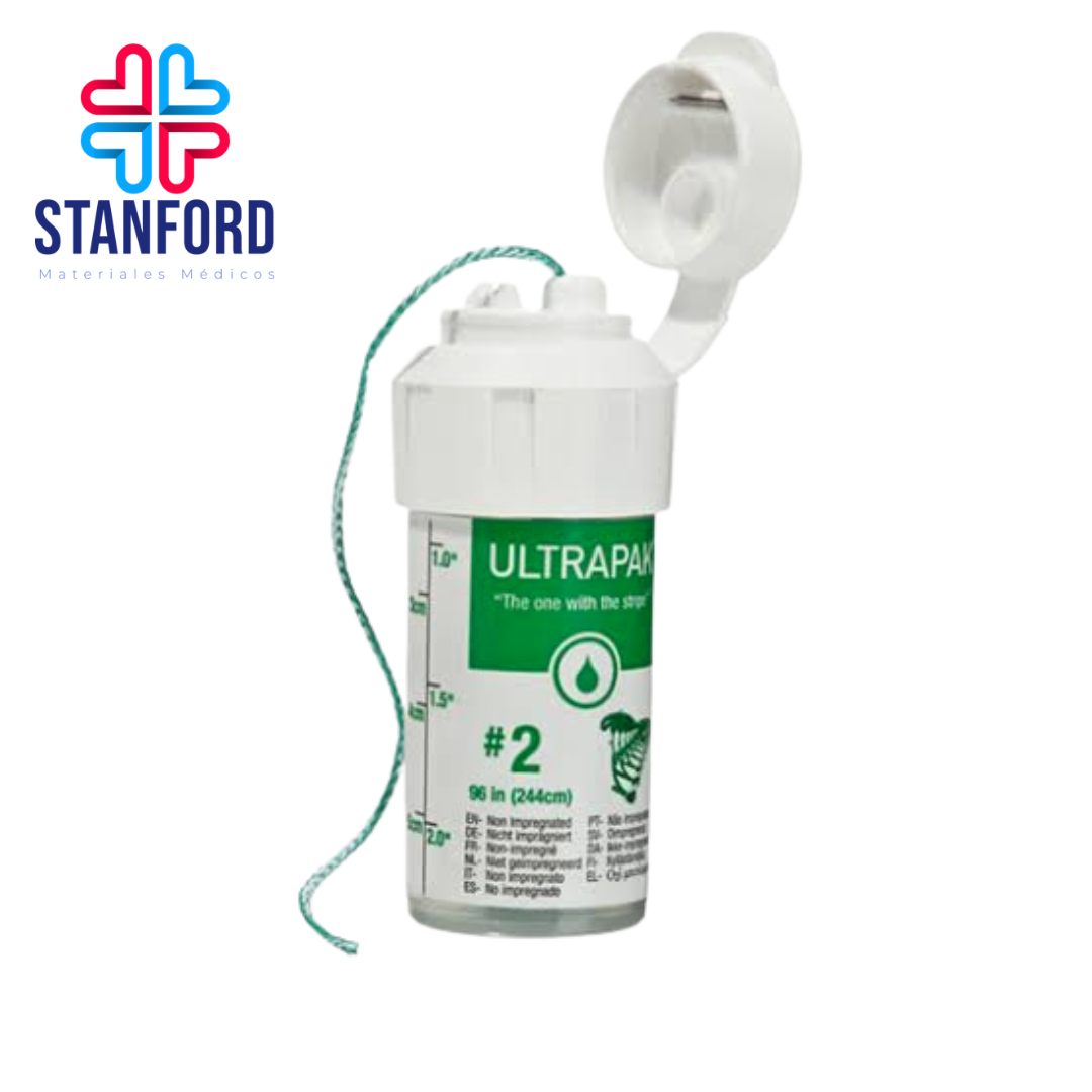 HILO RETRACTOR #2 VERDE ULTRADENT 244CM