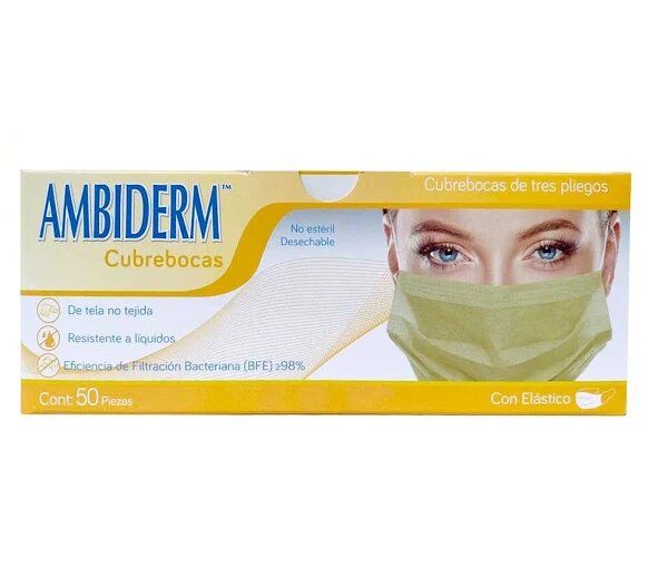 CUBREBOCA AMBIDERM C/50