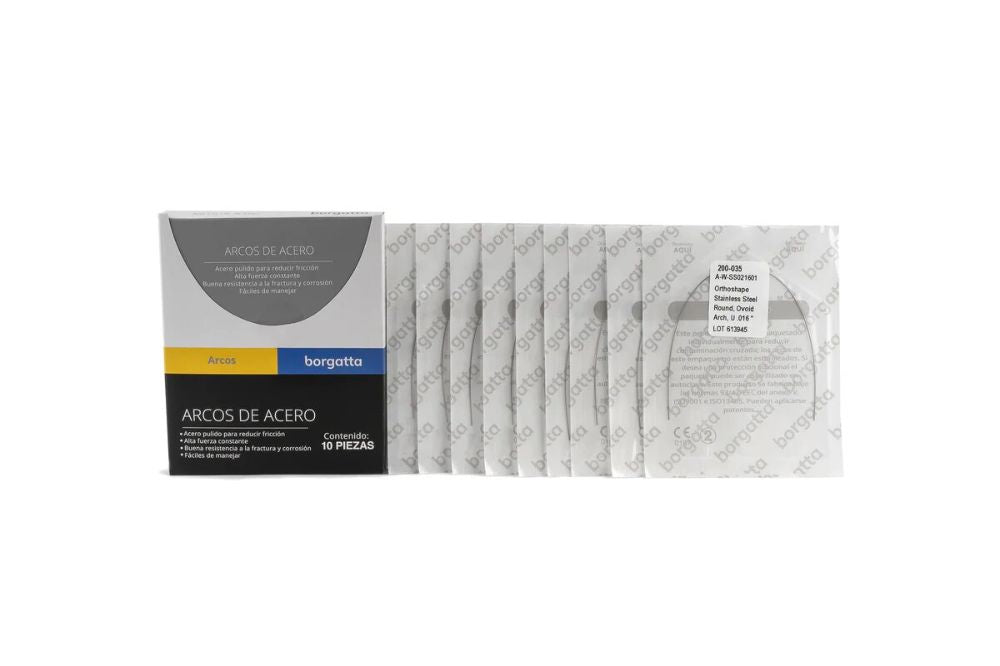 ARCO DE ACERO SUPERIOR 17*25 BORGATTA C/10 PIEZAS