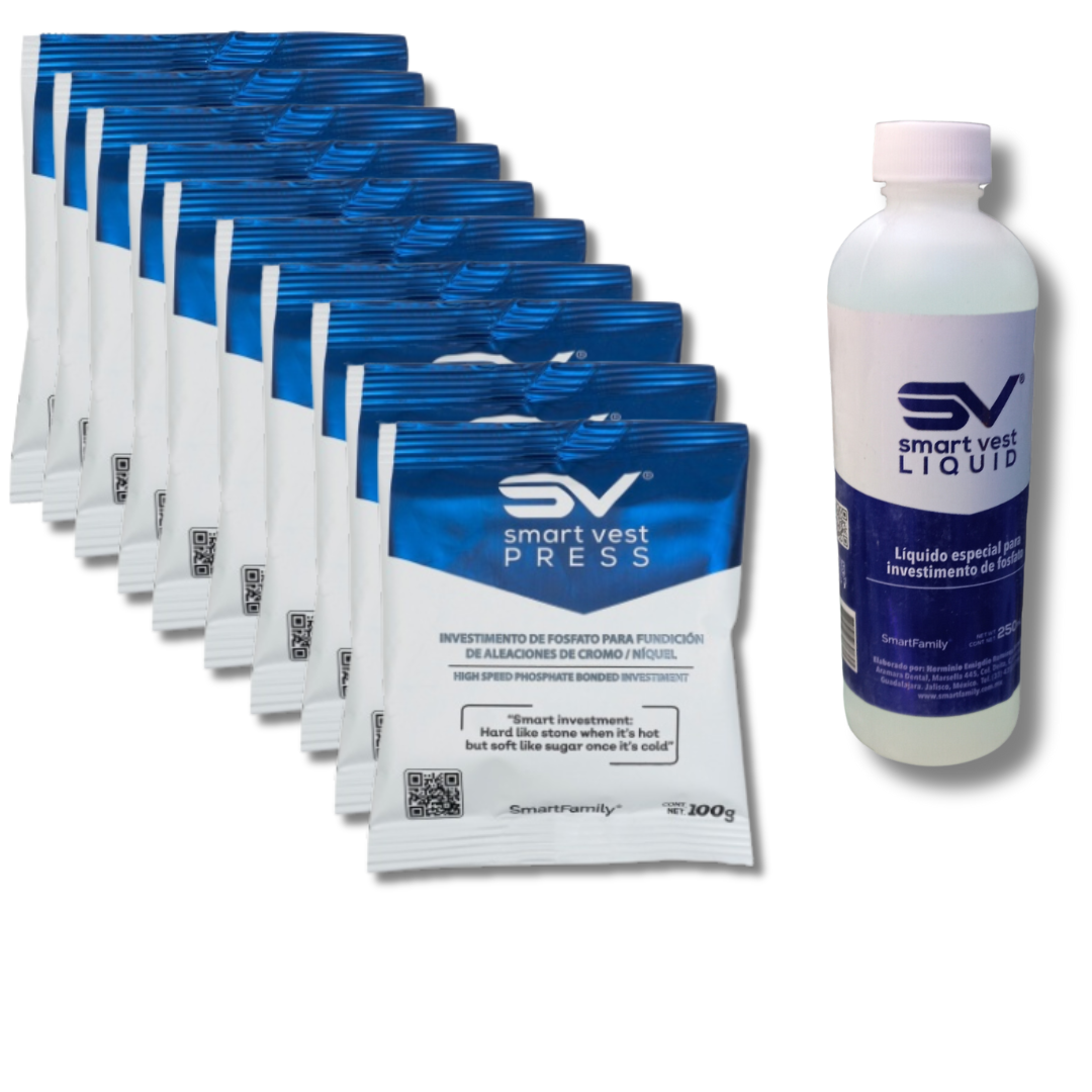 SMART VEST PRESS INVESTIMENTO 1 Kg CON LIQUIDO