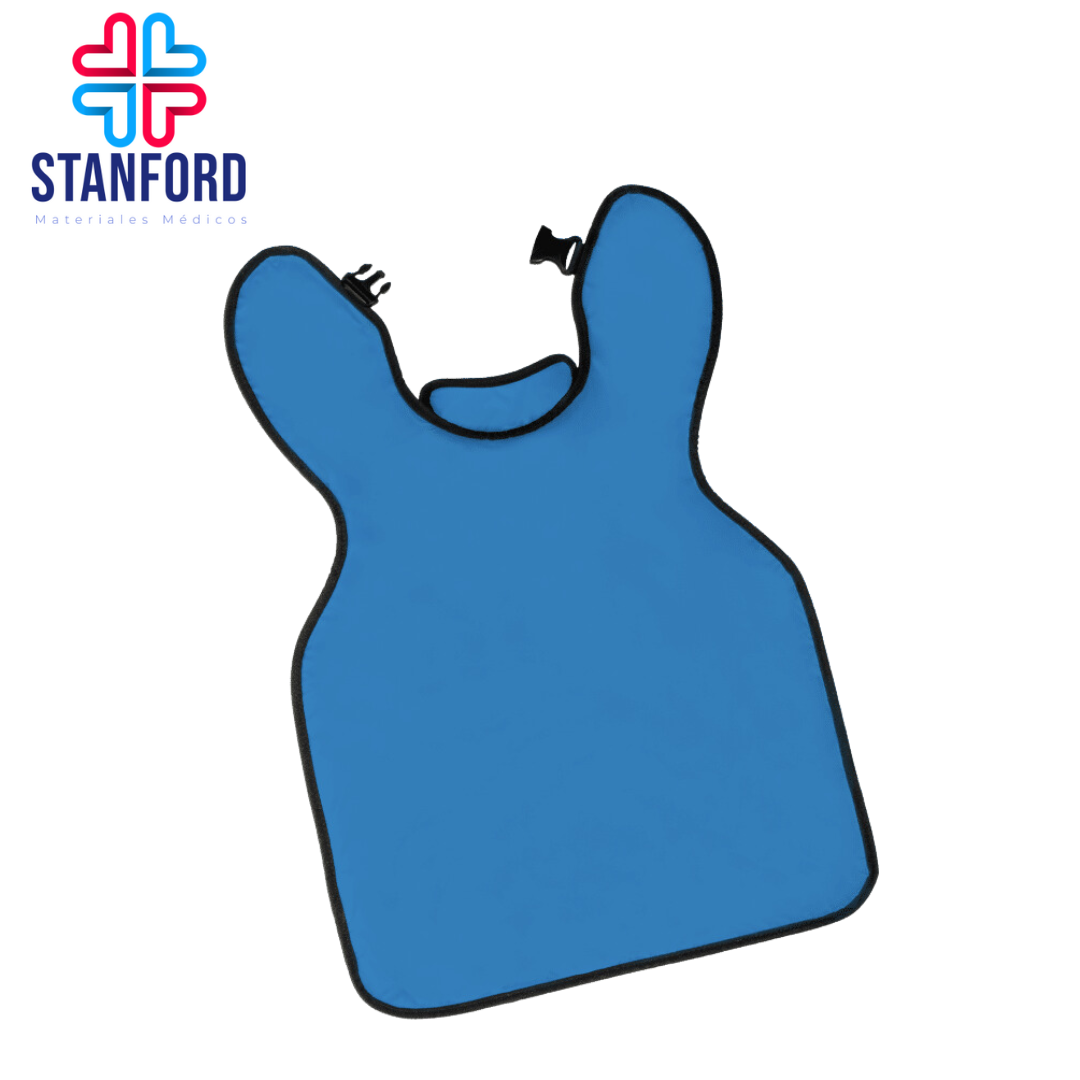 MANDIL DE PLOMO .03 MM C/ CUELLO