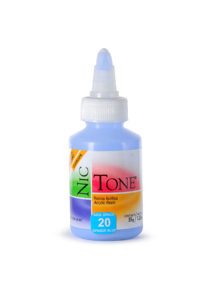 ACRILICO ORTODONCIA NICTONE #20 AZUL OPACO 35G