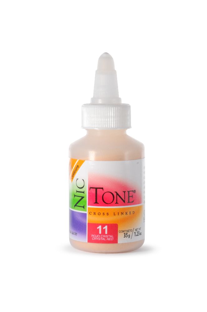 ACRILICO ORTODONCIA NICTONE #11 ROJO CRISTAL 35G.