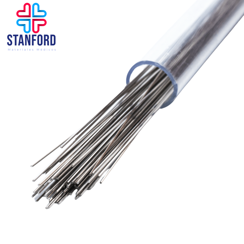 ALAMBRE EN TIRA .018 STYLUS TUBO C/10