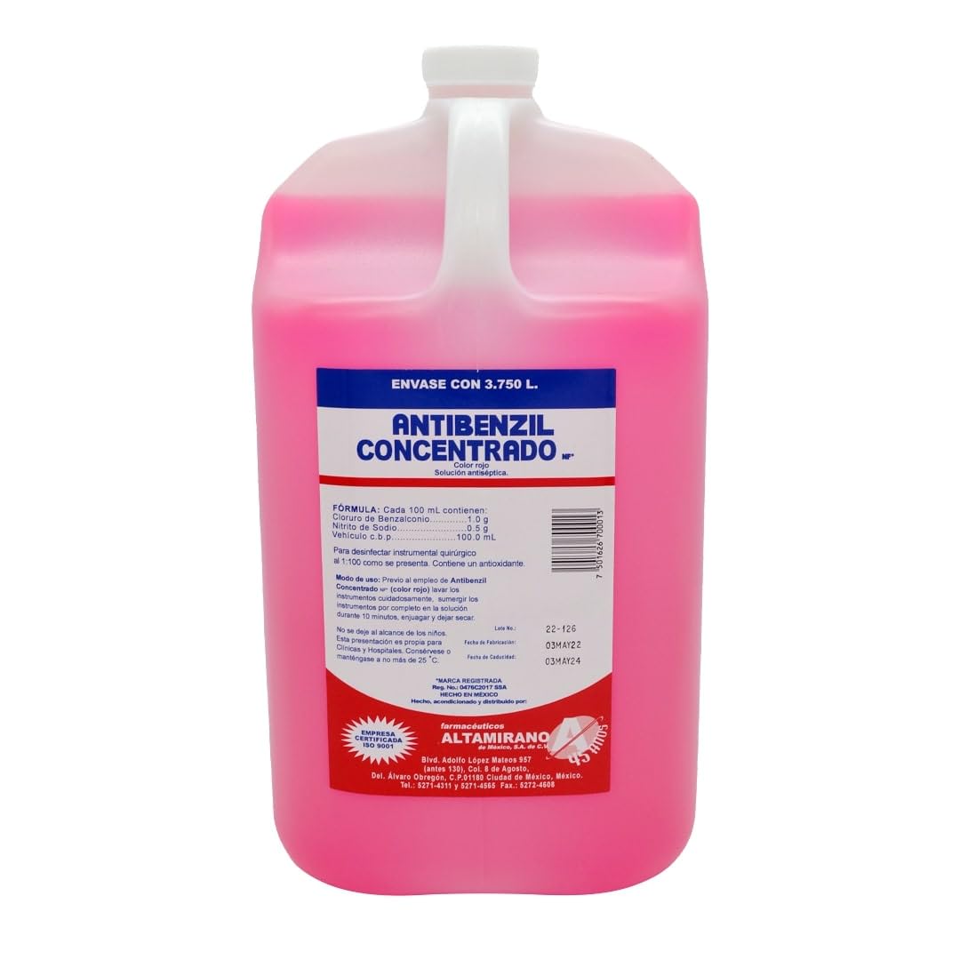 ANTIBENZIL CONCENTRADO 3.75 LT ROJO