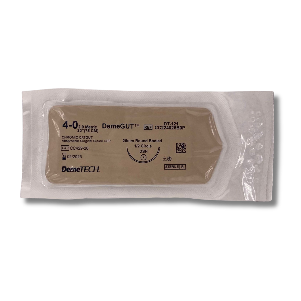 CATGUT 4-0 CROMICO DEMETECH PIEZA