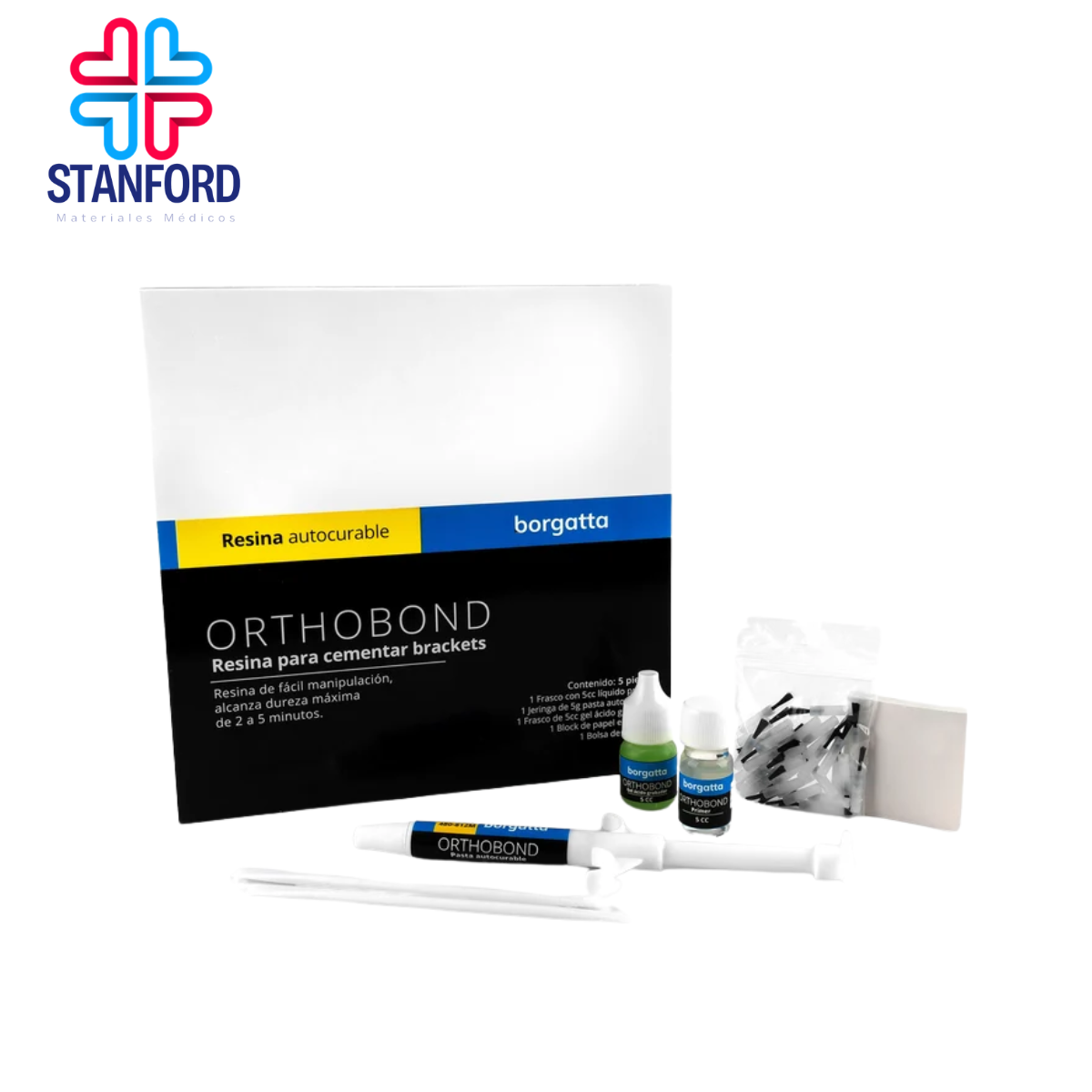 RESINA ORTHOBOND AUTOCURABLE KIT C/5GR JERINGA