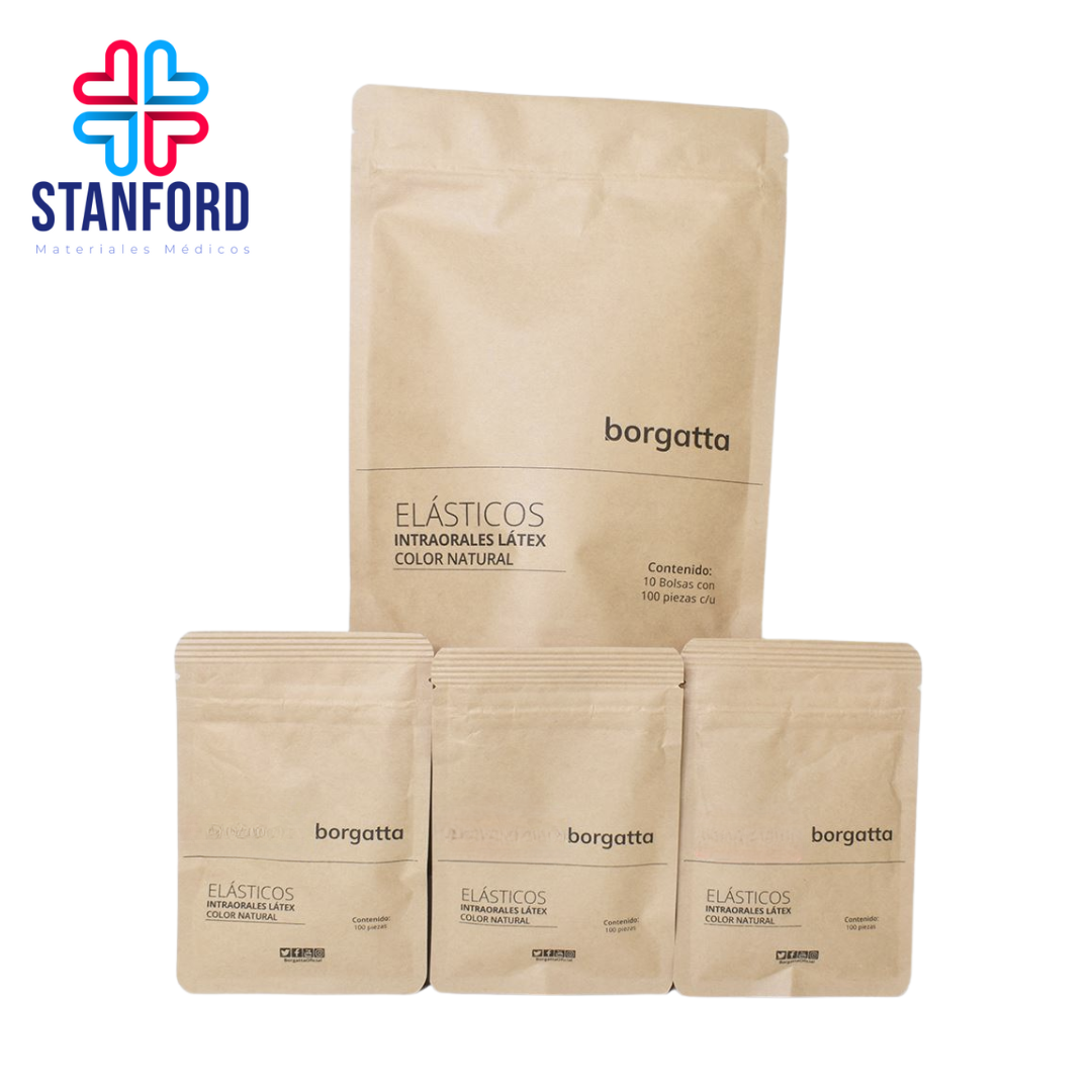 ELASTICO INTRAORAL 1/8 MEDIANO PAQUETE C/1000