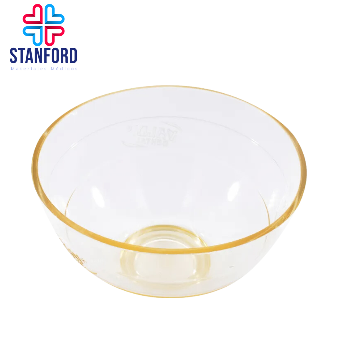 TAZA DE HULE VALDI TRANSPARENTE