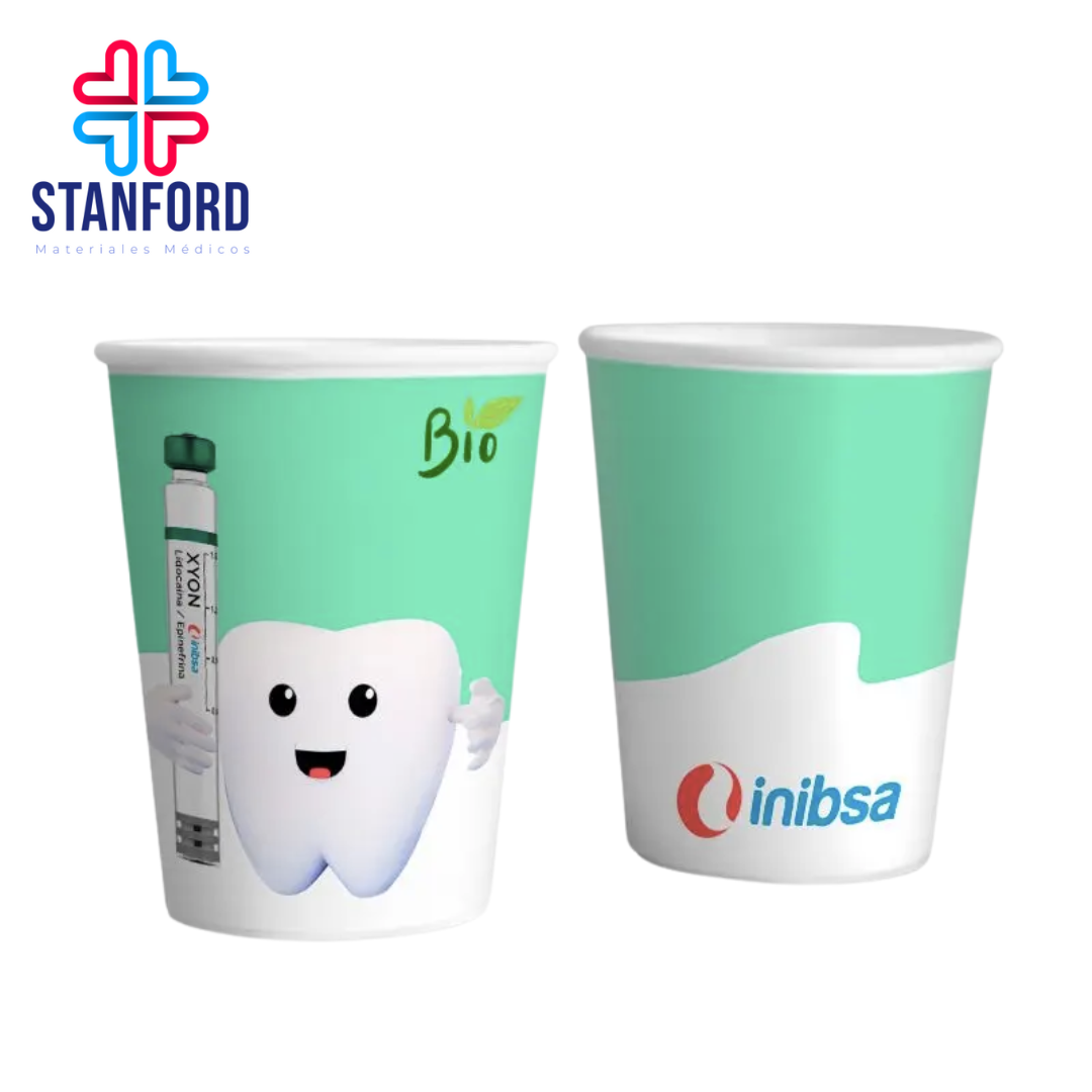 VASOS DE PAPEL BIODEGRADABLE C/50