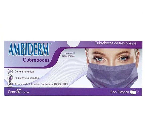 CUBREBOCA AMBIDERM C/50
