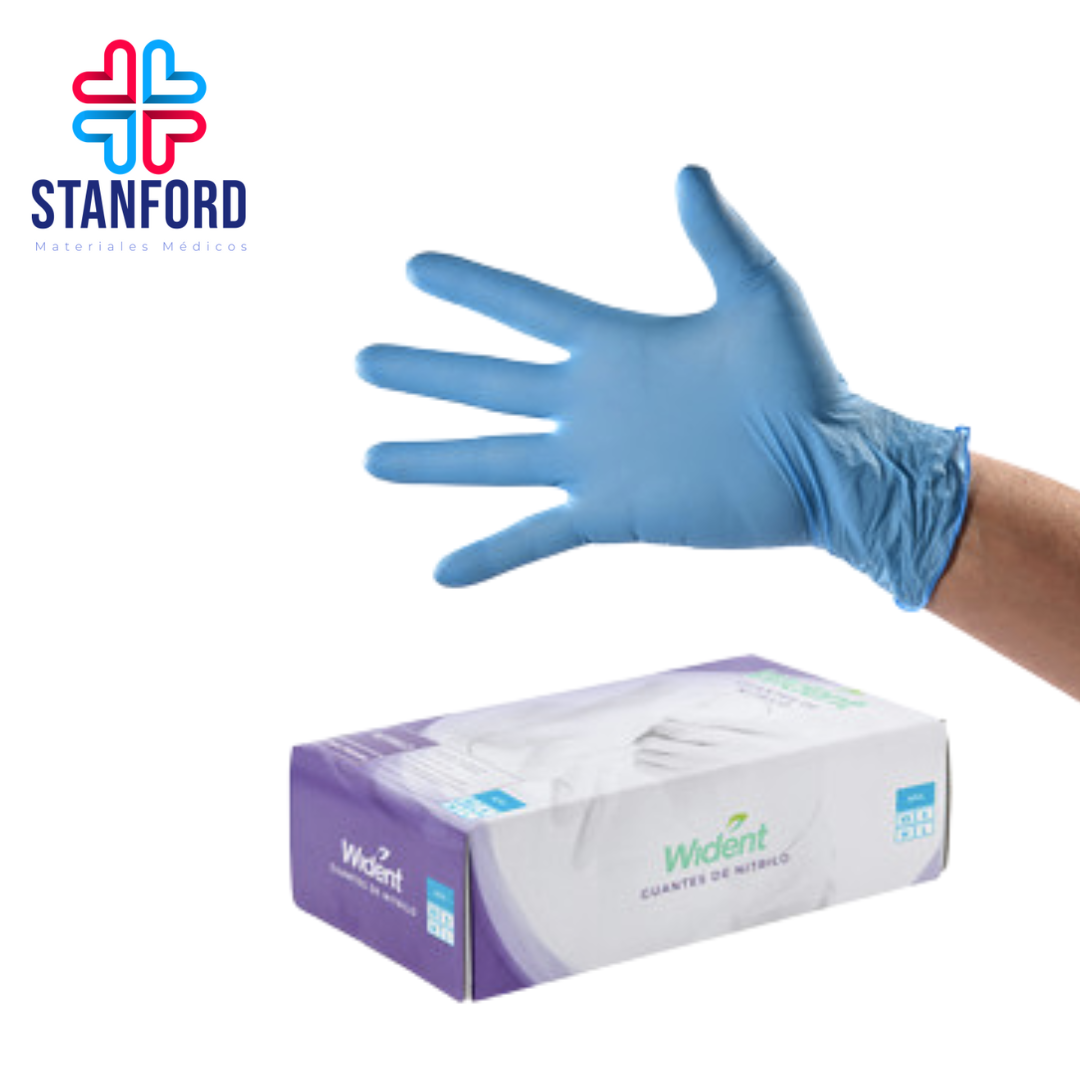 GUANTES NITRILO MEDIANO WIDENT C/ 100