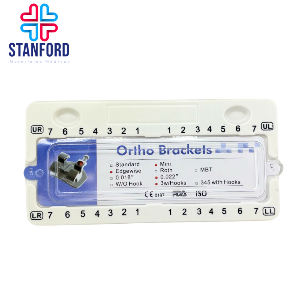 BRACKETS MINI EDGEWISE .022