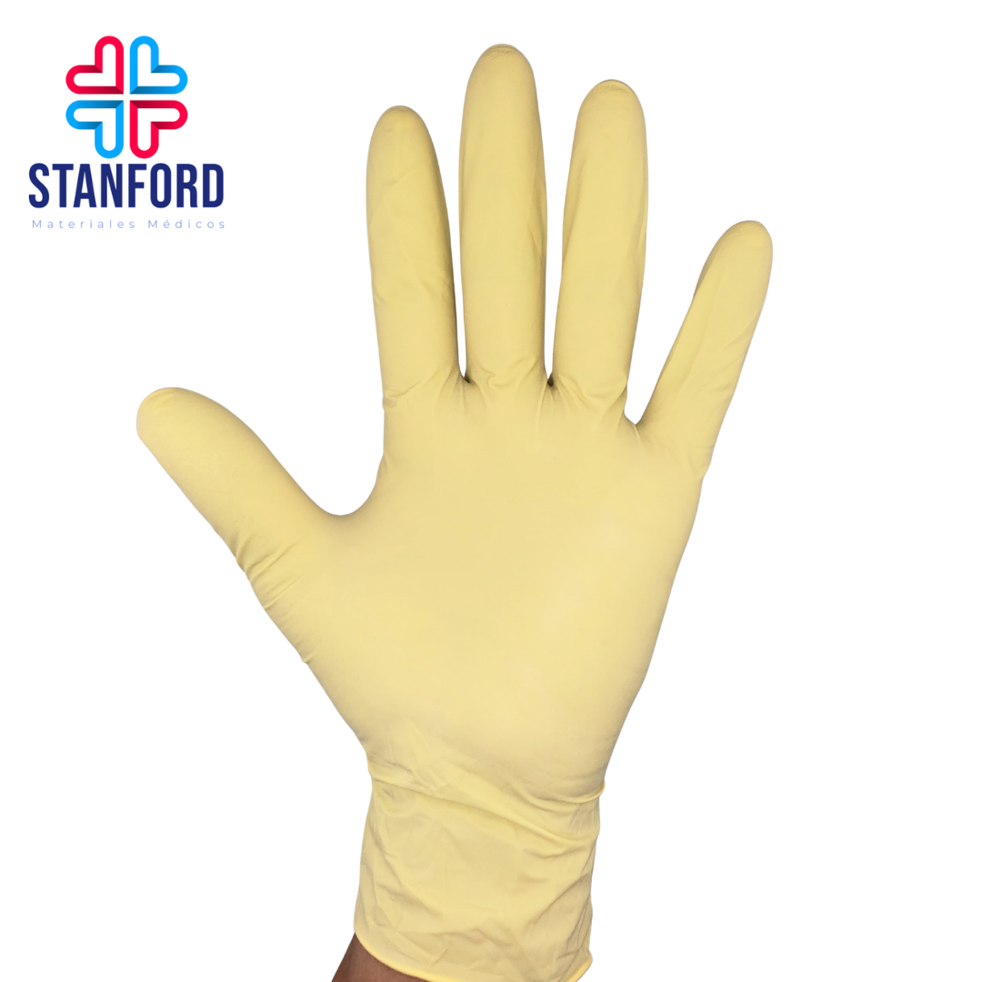 GUANTES LATEX AMBIDERM CHICO C/100