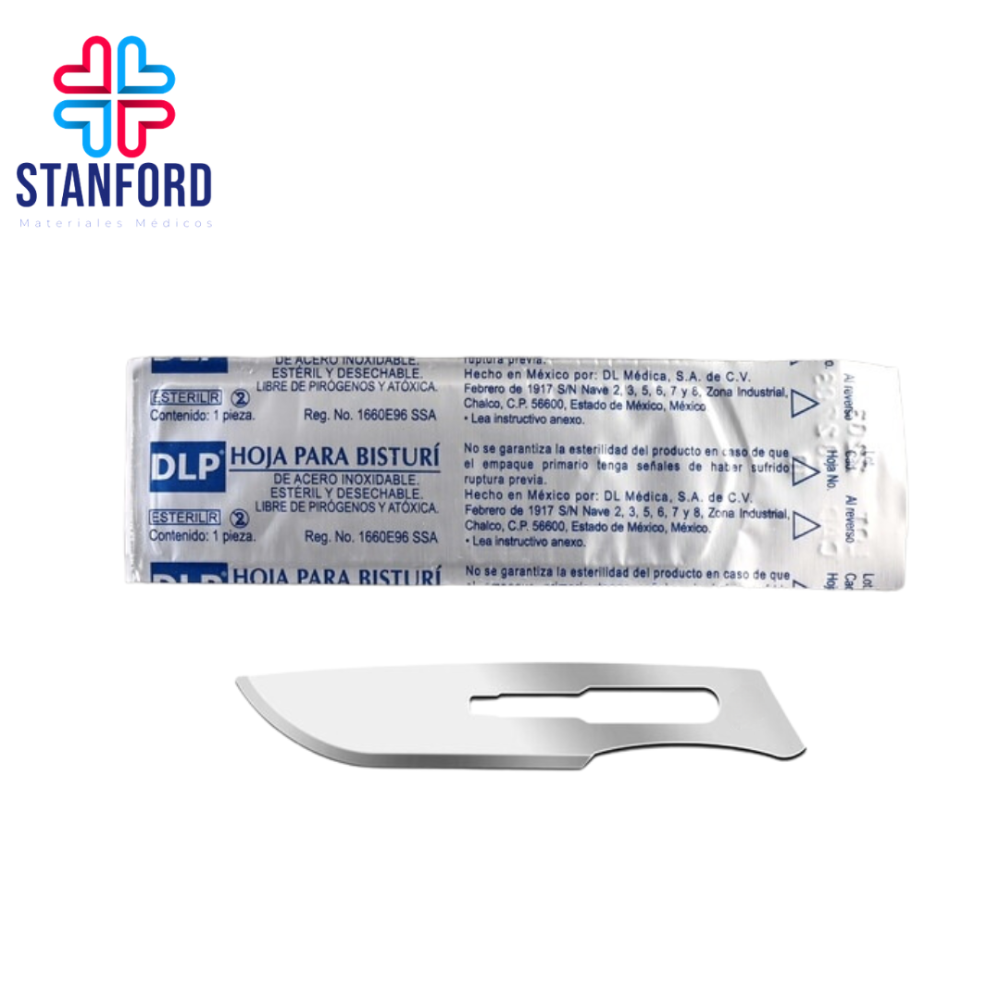 HOJA DE BISTURI (DL) #11 ESTERIL (A.INOX) PIEZA