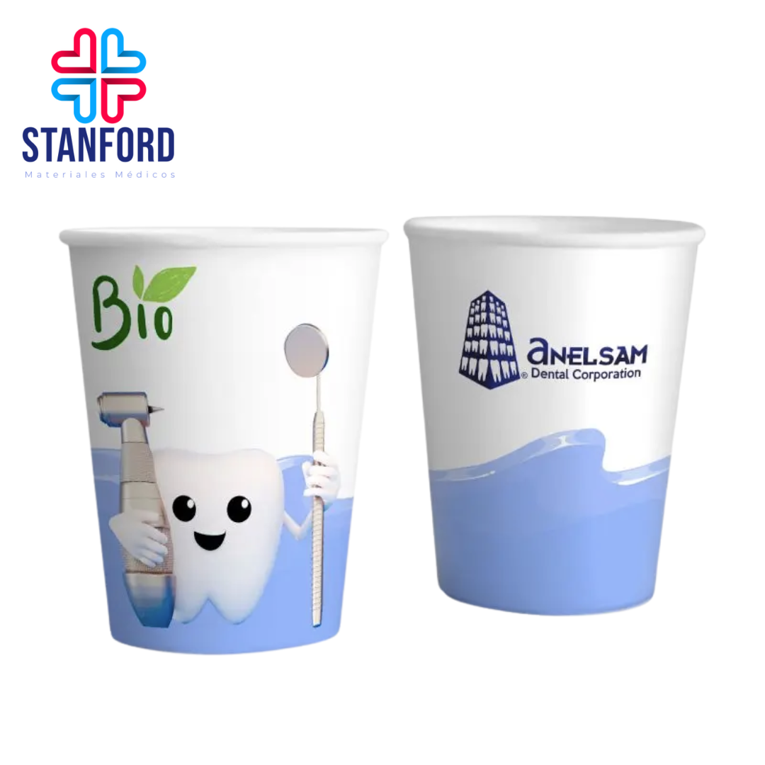 VASOS DE PAPEL BIODEGRADABLE C/50