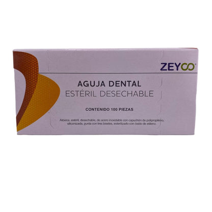AGUJA DENTAL ZEYCO C/100