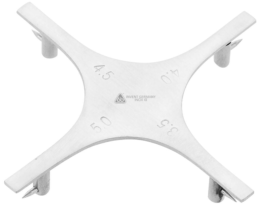 Estrella de altura posicionador de brackets.