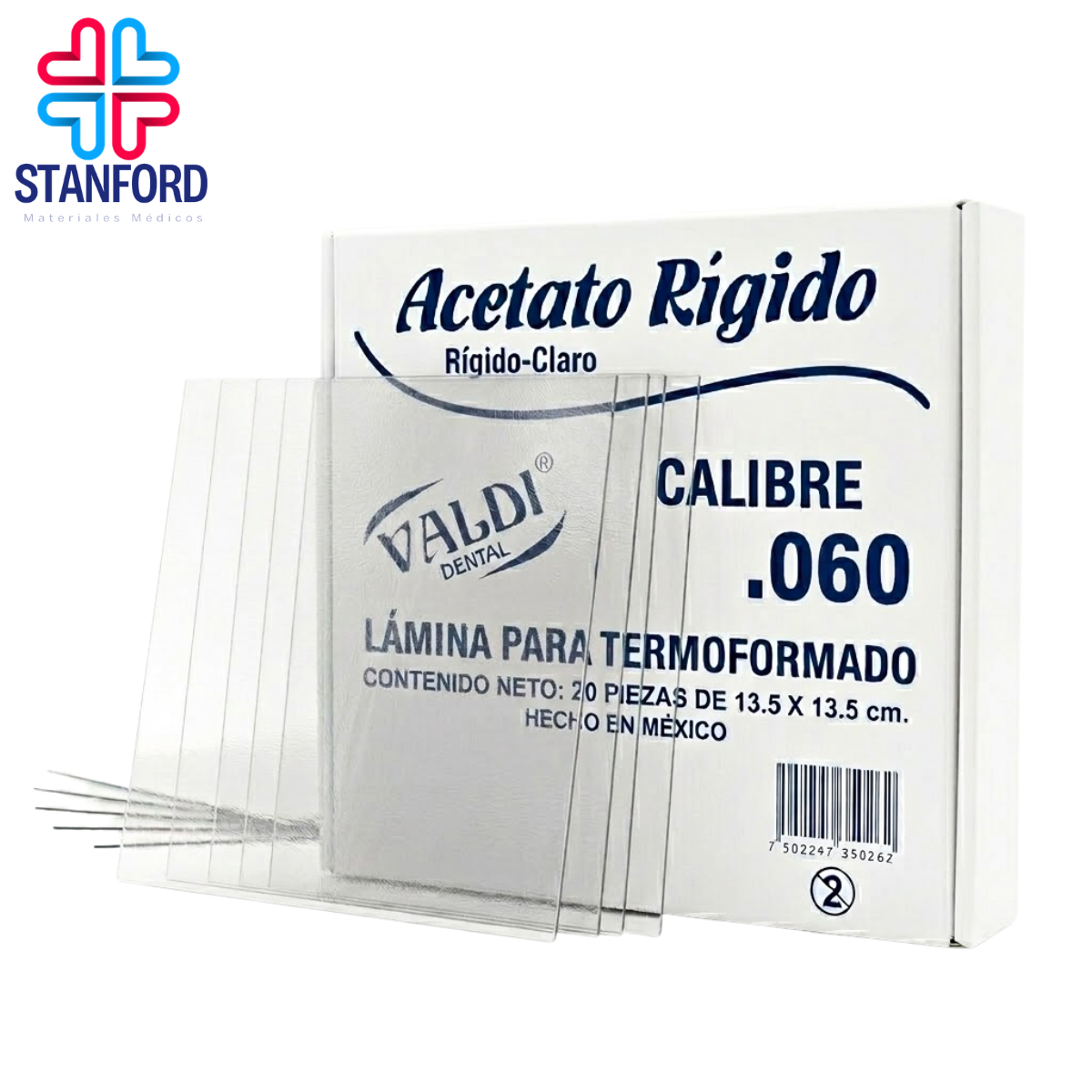 ACETATO RIGIDO .60 VALDI C/20
