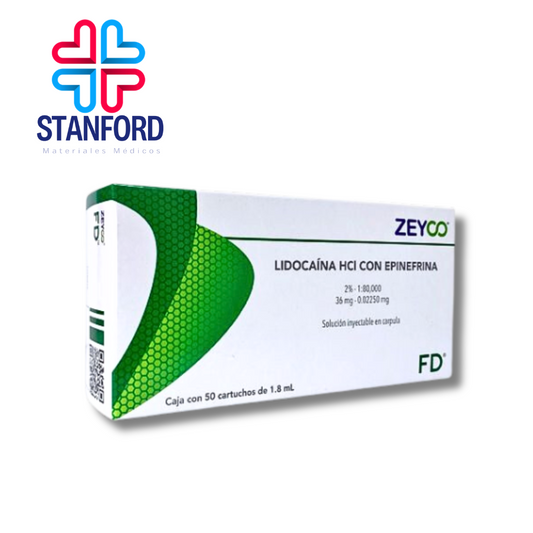 LIDOCAINA C/ EPINEFRINA 2% ZEYCO