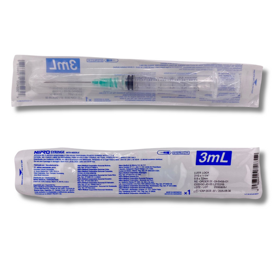 JERINGA DESECHABLE 3ML CON AGUJA 21*32 PIEZA