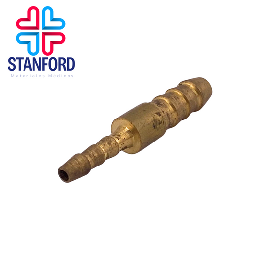 NIPLE DE BRONCE 1/8 A 1/4