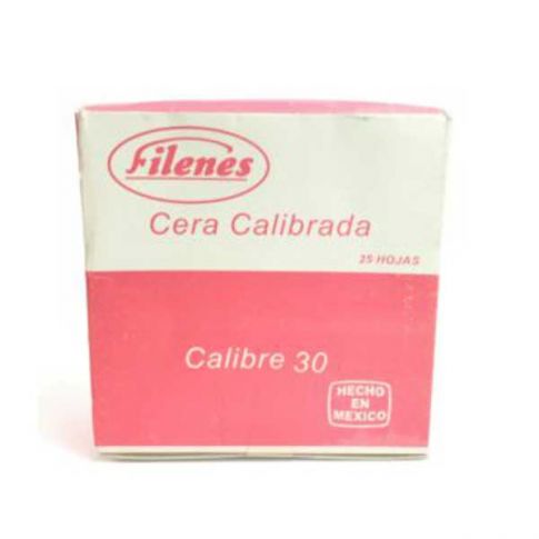 CERA CALIBRADA ROSA #30