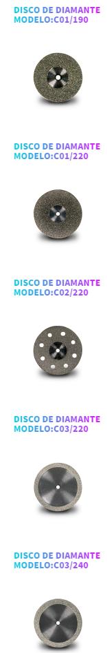 DISCO DE DIAMANTE 2 LUCES
