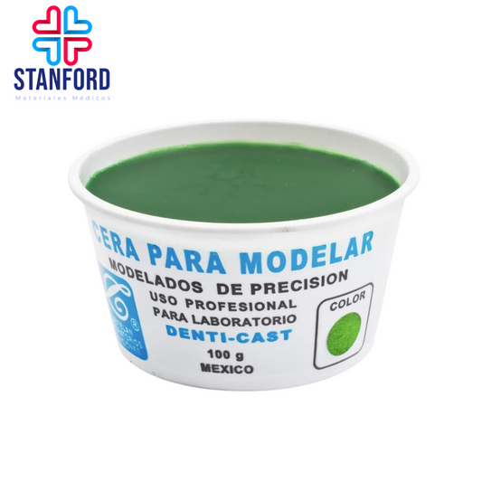 CERA P/MODELAR VERDE TARRO C/100 GR