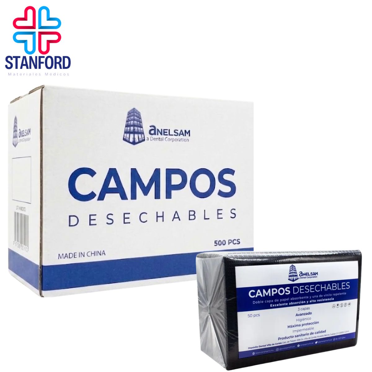 CAMPOS ANELSAM BOLSA C/ 50 PZA