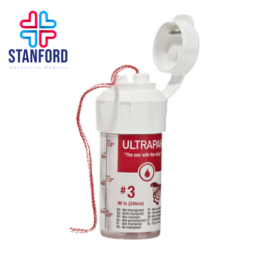 HILO RETRACTOR #3 ROJO ULTRADENT 244CM