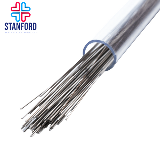 ALAMBRE EN TIRA .018 STYLUS TUBO  C/10