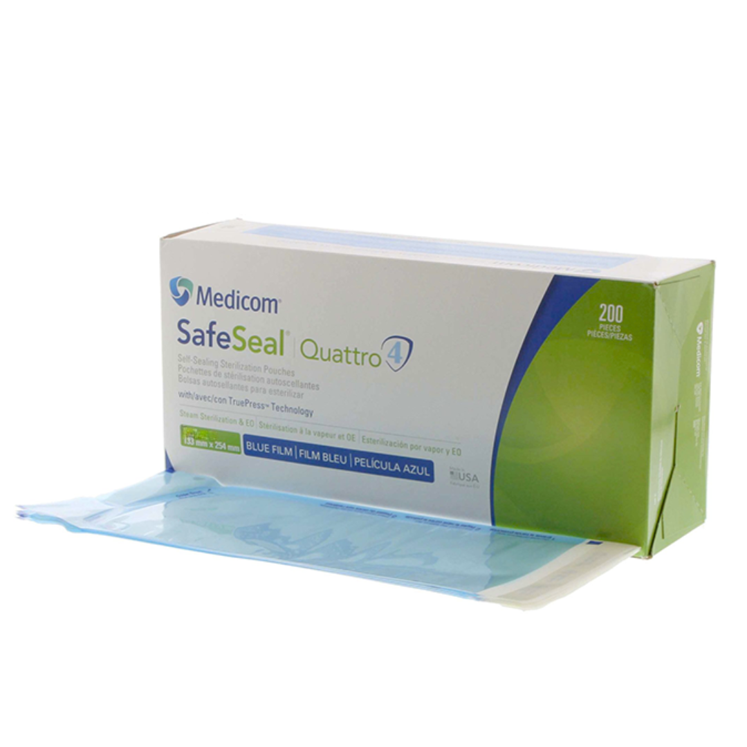 BOLSAS PARA ESTERILIZAR 3 1/2 * 9 PQTE C/200  MEDICOM