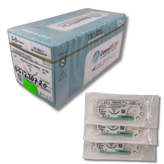 NYLON MONOFILAMENT 3/0 45CM 24MM CAJA C/12