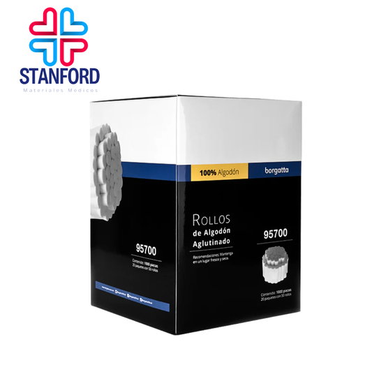 ALGODON AGLUTINADO EN ROLLO  BORGATA 1000 PIEZAS