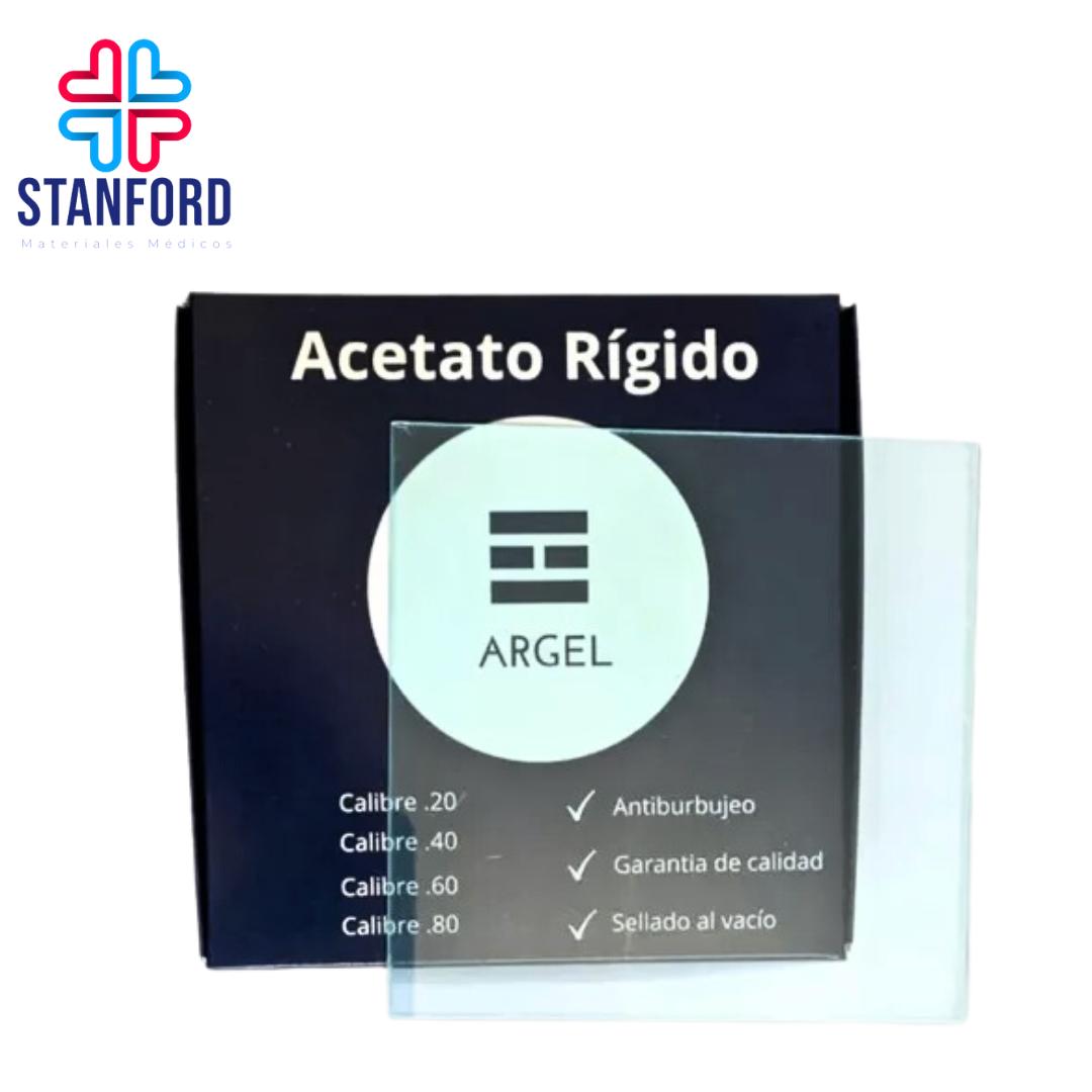 ACETATO RIGIDO .80 ARGEL C/20 PZA