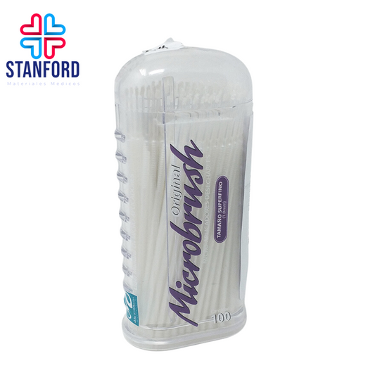 MICROBRUSH SUPER FINO BLANCO 8CM