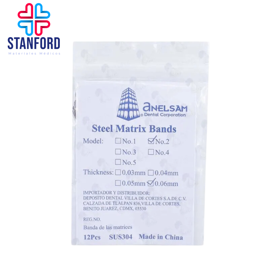 BANDA MATRIZ ACERO 0.06MM C/12