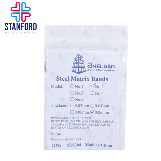 BANDA MATRIZ ACERO 0.06MM C/12