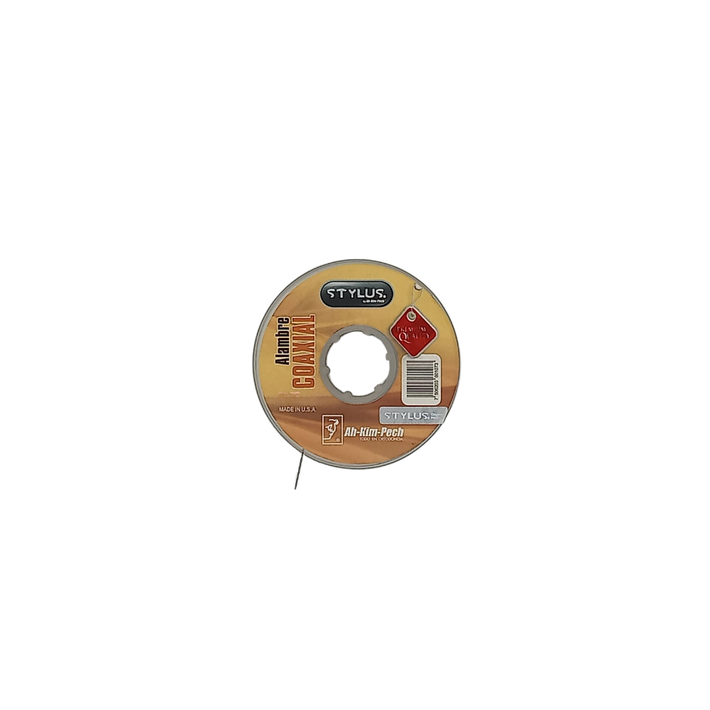 ALAMBRE COAXIAL .0155 X 6  ROLLO STYLUS