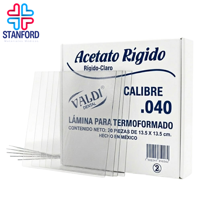 ACETATO RIGIDO .40 VALDI PIEZA