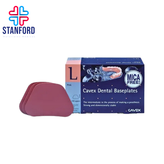 PLACA BASE SUPERIOR CAVEX CAJA C/100