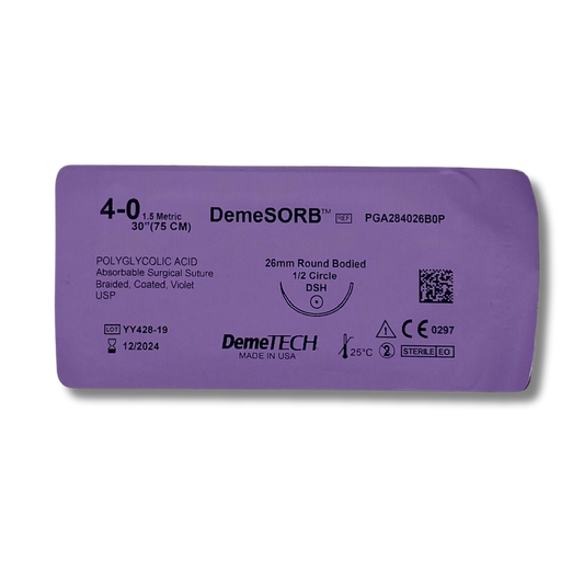 SUTURA VYCRIL 4-0 DEMESORB DCH 75X26 PZA