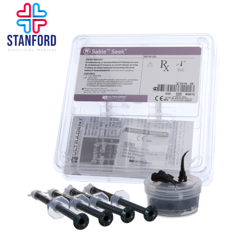 SABLE SEEK JERINGA DETECTOR CAJA C/20